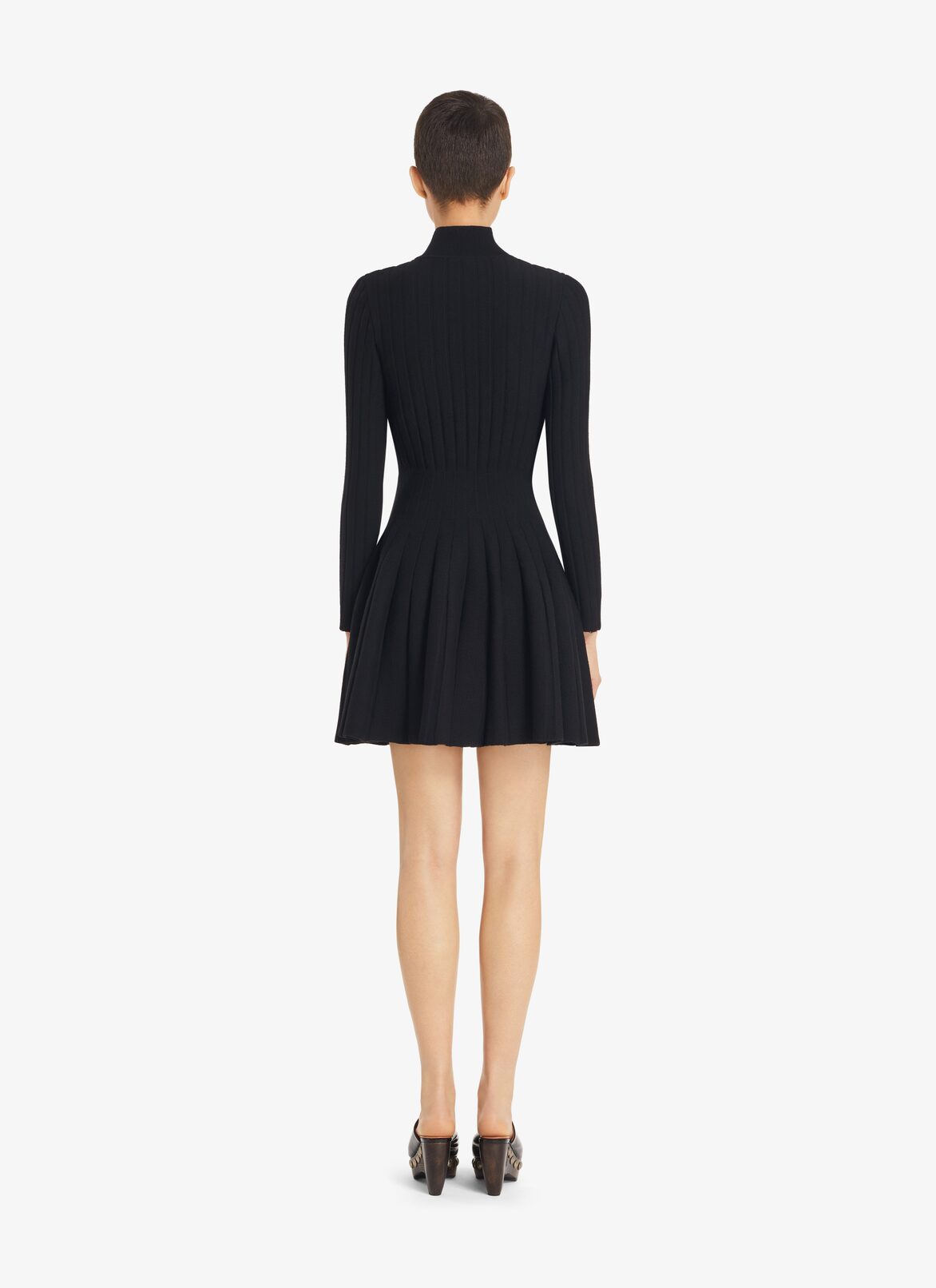 Black skater dress ALAÏA BLACK BLACK SKATER DRESS